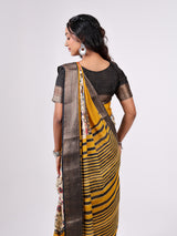Crape weaving ev jequard pattern with centre print