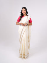 Viscous Dying Weaving Silk Jari Pattern