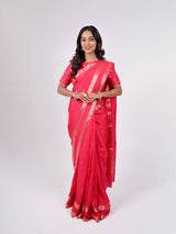 Viscous Dying Weaving Silk Jari Pattern