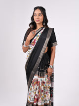 Crape Weaving Centre Pattern Print