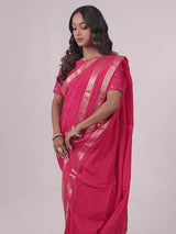 Viscous Dying Weaving Silk Jari Pattern
