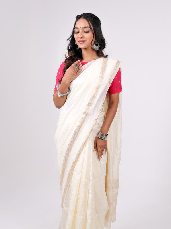 Viscous Dying Weaving Silk Jari Pattern