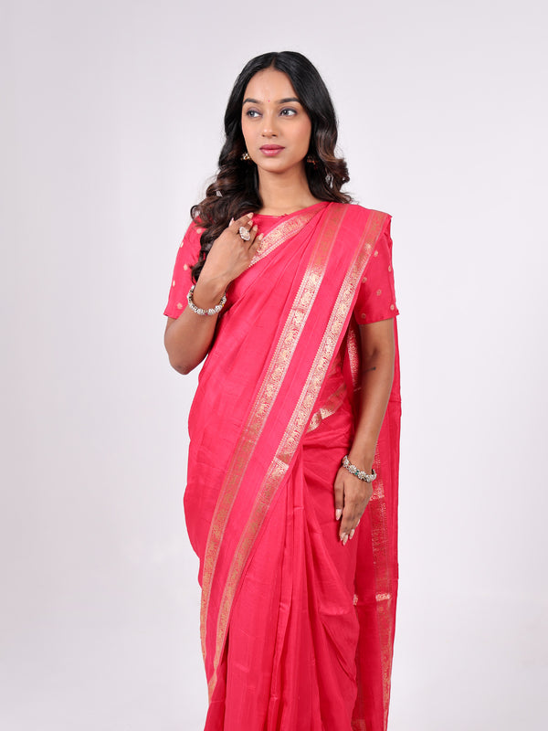 Viscous Dying Weaving Silk Jari Pattern