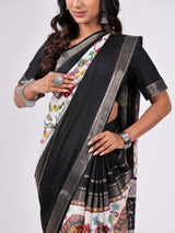 Crape Weaving Centre Pattern Print